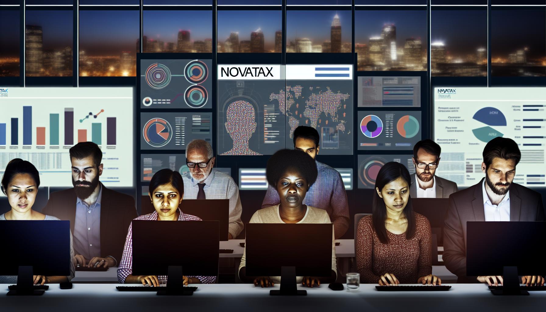 Tax professionals performing tax research using NovaTax